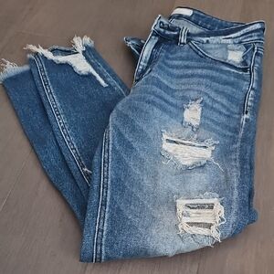 Distressed Blue Jeans for Women